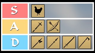 My *EPICC* medieval weapons tier list for Chivalry 2