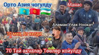 картинка: ОРТО АЗИЯ  БОЮНЧА  КЕЛГЕН  Ноокаттагы  Сайдилла  аажынын  Аламан  улагы  толук видио