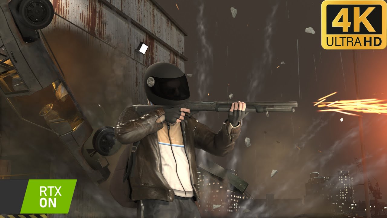 GTA IV RTX Remix: All-Out Street Warfare | 4K Modded Gameplay