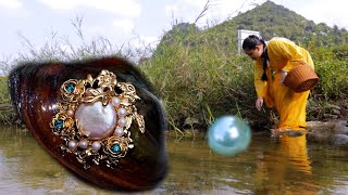  Wow Having Made A Fortune The Girl Found The Pearl King And The Gemstone