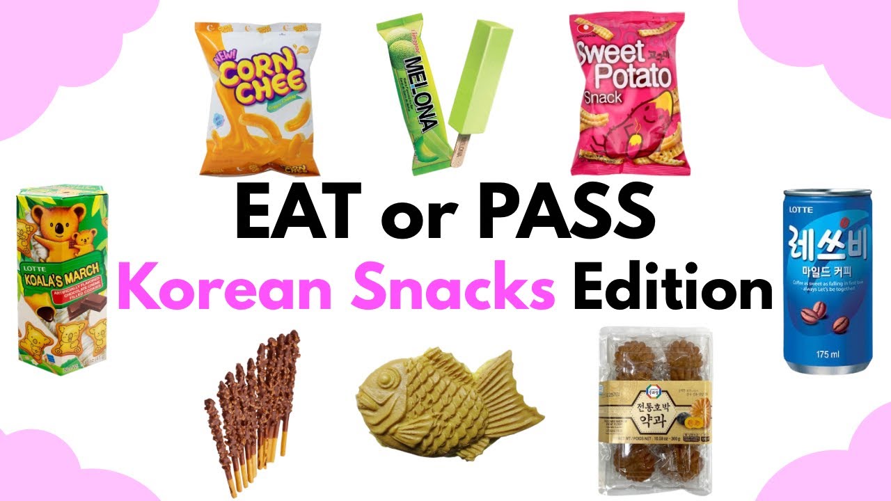 Trying Korean Snacks | Eat or Pass Edition #KoreanSnacks #KoreanFood