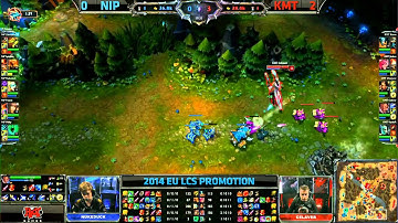 NiP vs KMT Game 3 - LCS EU Promo