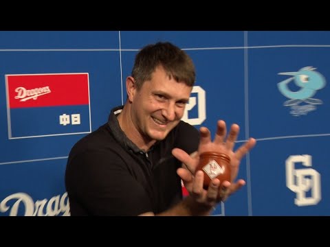 新外国人選手入団会見＆キャンプイン前日 #立浪和義 監督インタビュー など