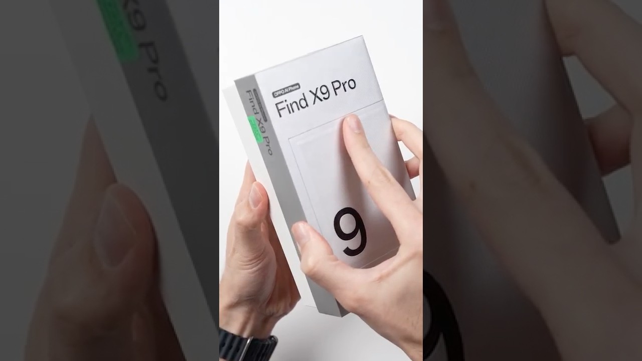 Распаковка OPPO Find X9 Pro 