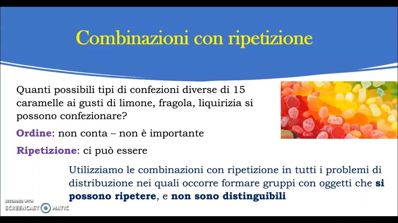 Possibili Combinazioni Di 4 Numeri Da 1 A 4 4 Calcolo combinatorio 11 Combinazioni con ripetizione - YouTube