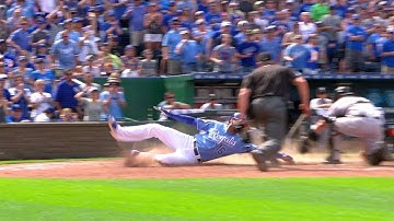 CWS@KC: Lawrie makes diving stop, Abreu nabs Orlando