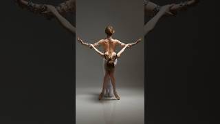 Model Poses For Photoshoot Ballet. Models Alina And Ivan