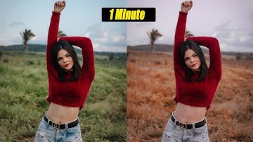 AUTUMN COLOR EFFECT in adobe photoshop