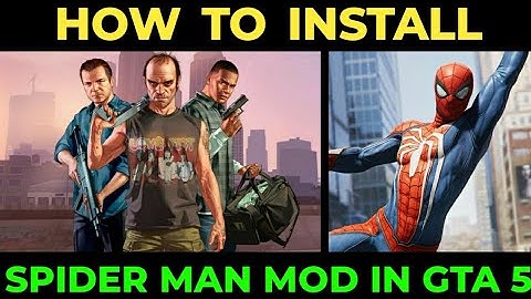 How to install spider man mod in GTA5 || trick 2021