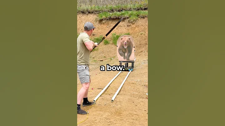 How fast can you kill a bear with a bow?? #hunting
