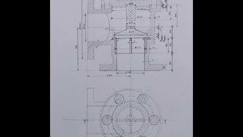 Detail and Assembly drawing of Non Return Valve
