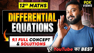 Class 12 Math NCERT | Chapter 9 Differential Equation | Ex 9.1 Introduction + Solution