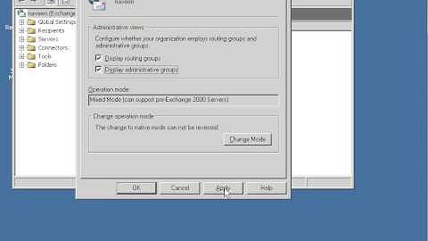 Exchange Server 2003 installation on windows server 2003 ( Enable Routing or Admin Groups) part 6