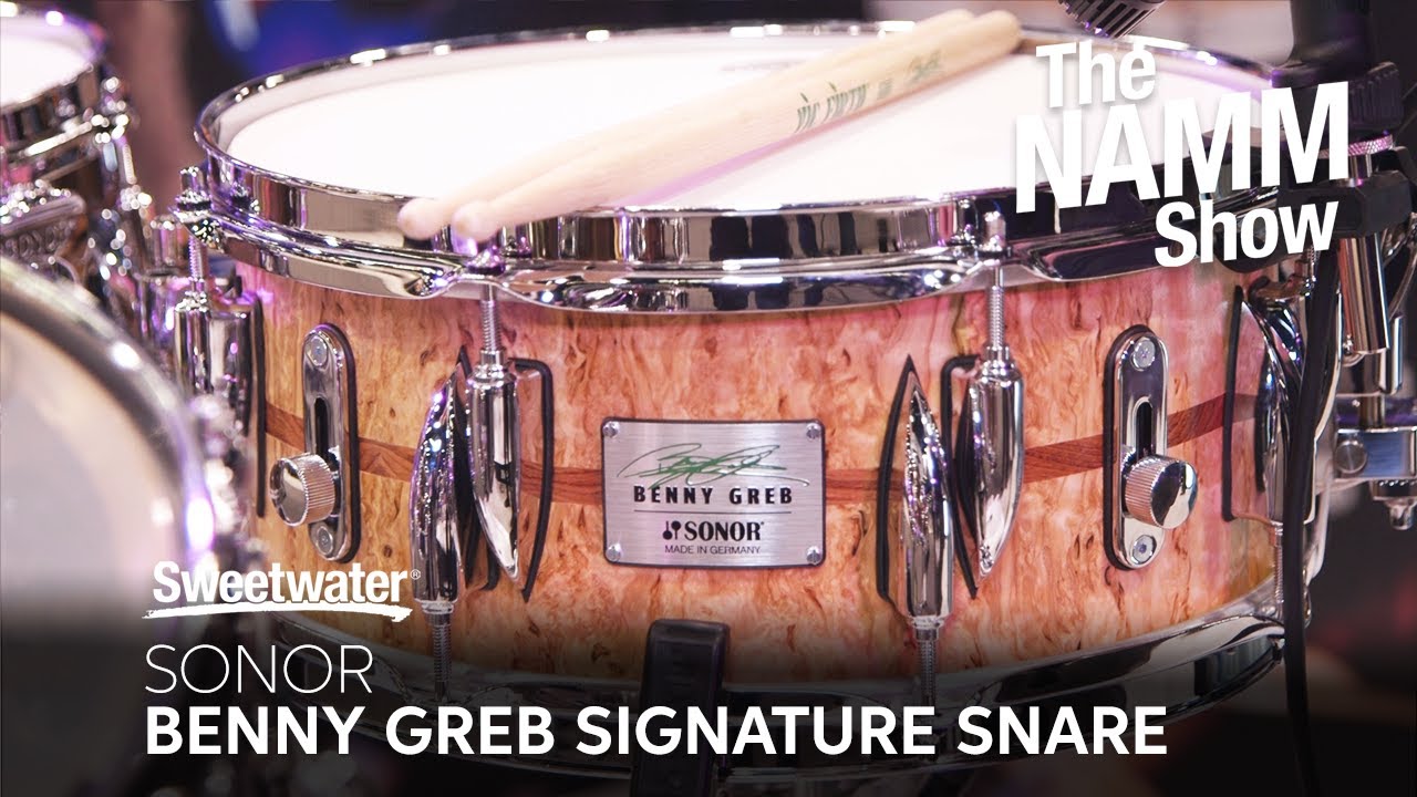 Sonor Benny Greb Signature Snare Drums at Winter NAMM 2020 - YouTube