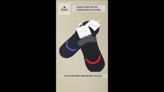 Kaos Kaki Pria Crocodile KK CR WIBS Putih Isi 1 Psg