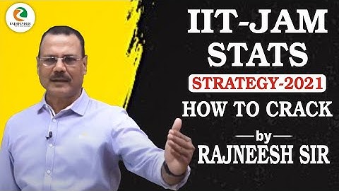 #IITJAM# #STATS# #Strategy 2021#. How to CRACK  #Rajneesh Sir#