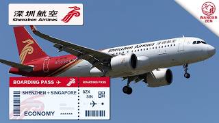 Shenzhen (SZX) to Singapore (SIN) by Shenzhen Airlines| Economy A320 Flight & Airport review