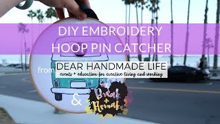 DIY Pin Catcher for Dear Handmade Life - display your enamel pins DIY Pin Catcher for Dear Handmade Life - display your enamel pins