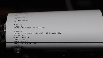 Colossal Cave on ESP32 on ASR33