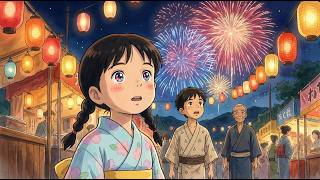 Summer Festival Animation 🎆 A Magical Night You’ll Never Forget | Ghibli Style Family Story