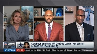 NFL Total Access | Steve Smith reacts to Cowboys selected WR CeeDee Lamb 17th overall in 2020