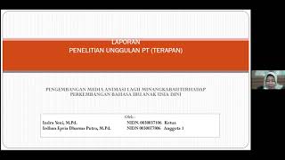 Download Lagu Laporan Penelitian Indra Yeni \u0026 Irdhan E. 2021 MP3