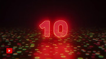 10 Seconds Countdown Glitch Logo Animation in After Effects