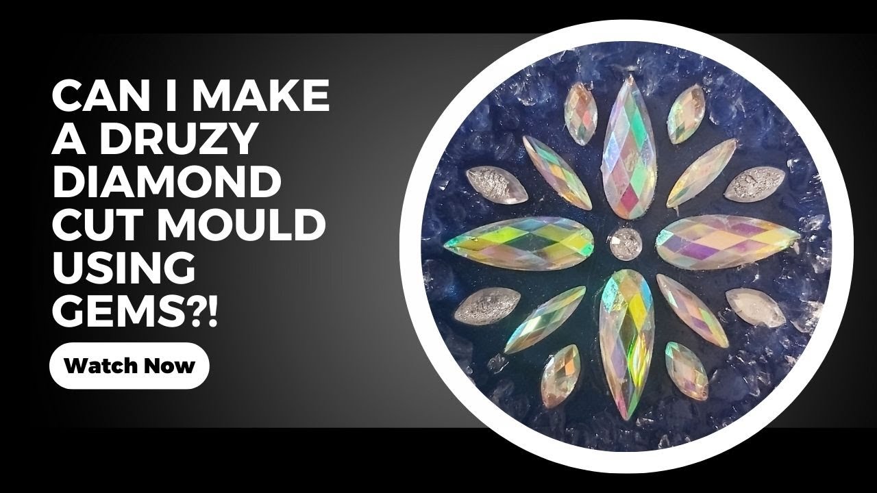 Creating A Sparkling Druzy Mould Using Silicone