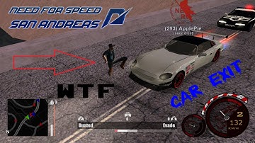 NFS:SA - Car Exit [2]. (Funny Moments)