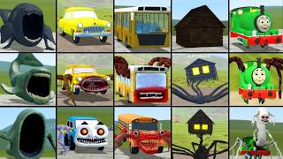 OLD AND NEW UPDATE: CAR EATER, HOUSE HEAD, SCHOOL BUS EATER, THE BLOOP, CHOOC HOO CHARLES in GMOD!!