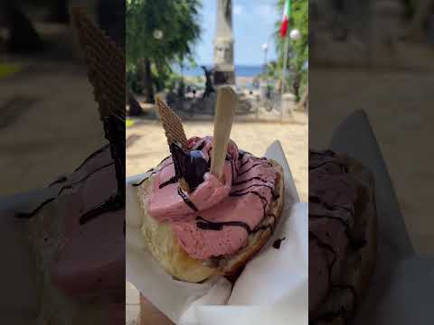 جرانيتا فراولة بصيغة صقلية داخل خبز بريوش