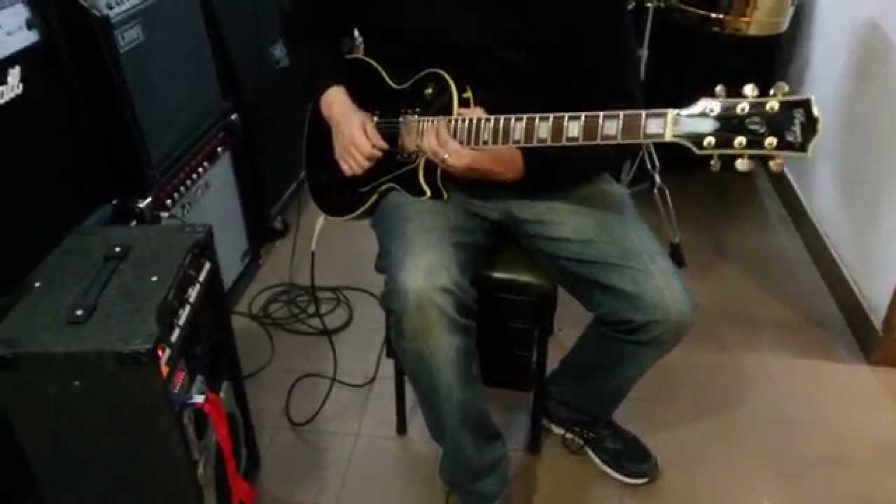 Prueba Ariel Mittica ,guitarra les paul parquer custom - YouTube
