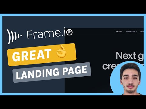 SaaS Landing Page Teardown: Frame.io - A Great Landing Page!