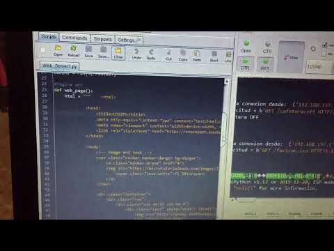 Practica 9 Python. Web Server