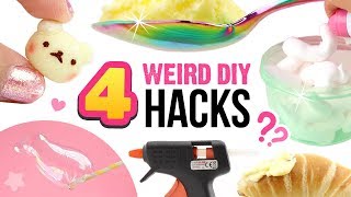 WEIRDEST DIY HACKS To Do When You're BORED!!! Hot Glue Bubbles, Scented Snow, Butter and More!