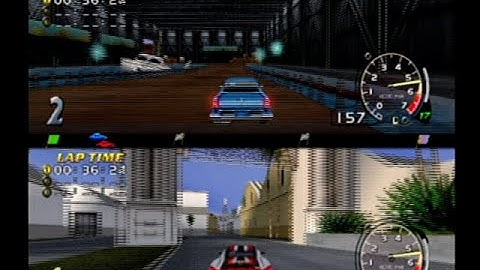 Speed Devils Hollywood 2 Player Gameplay Dreamcast Video 1