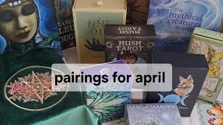 April Deck List 2026 // @ashleighmorgan #tarotcollection #tarottag 