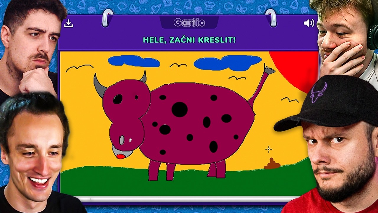 Ty kreslíš. Ja hádam…