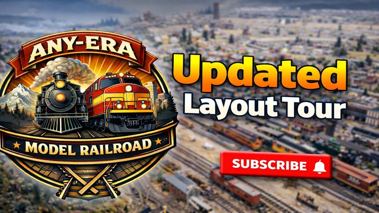 Update Train Layout tour . (Longer version, Better Audio)