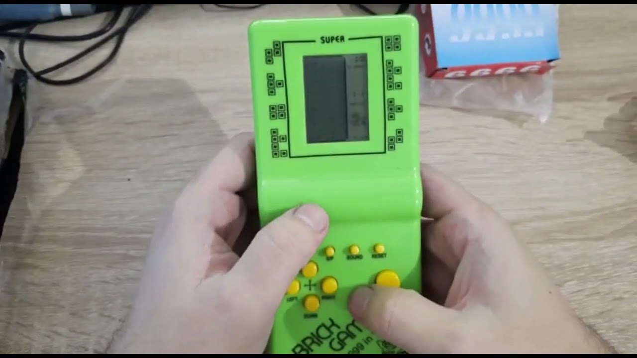 Brick Game 9999 Handheld Console unboxing and review