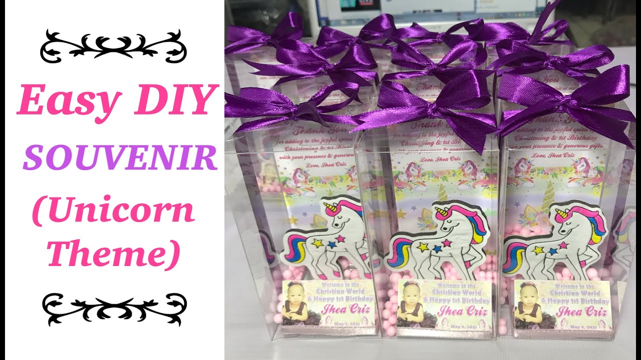 DIY Souvenir (Unicorn Theme) YouTube
