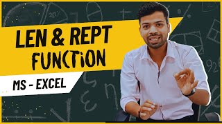 How to use #LEN and #REPT Function in Excel | Live In Code | #dataanalysis #exceltutorial