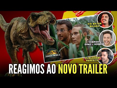 REAGIMOS AO TRAILER DE JURASSIC WORLD: RENASCIMENTO