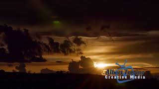 Time Lapse of Clouds at Sunset