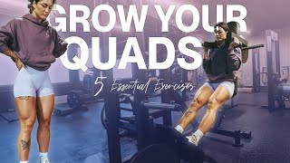 GROW *MONSTER* QUADS WITH THESE 5 EXERCISES