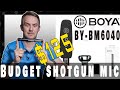 Is this the BEST BUDGET SHOTGUN MIC in 2021? BOYA BY-BM6040 Full Review