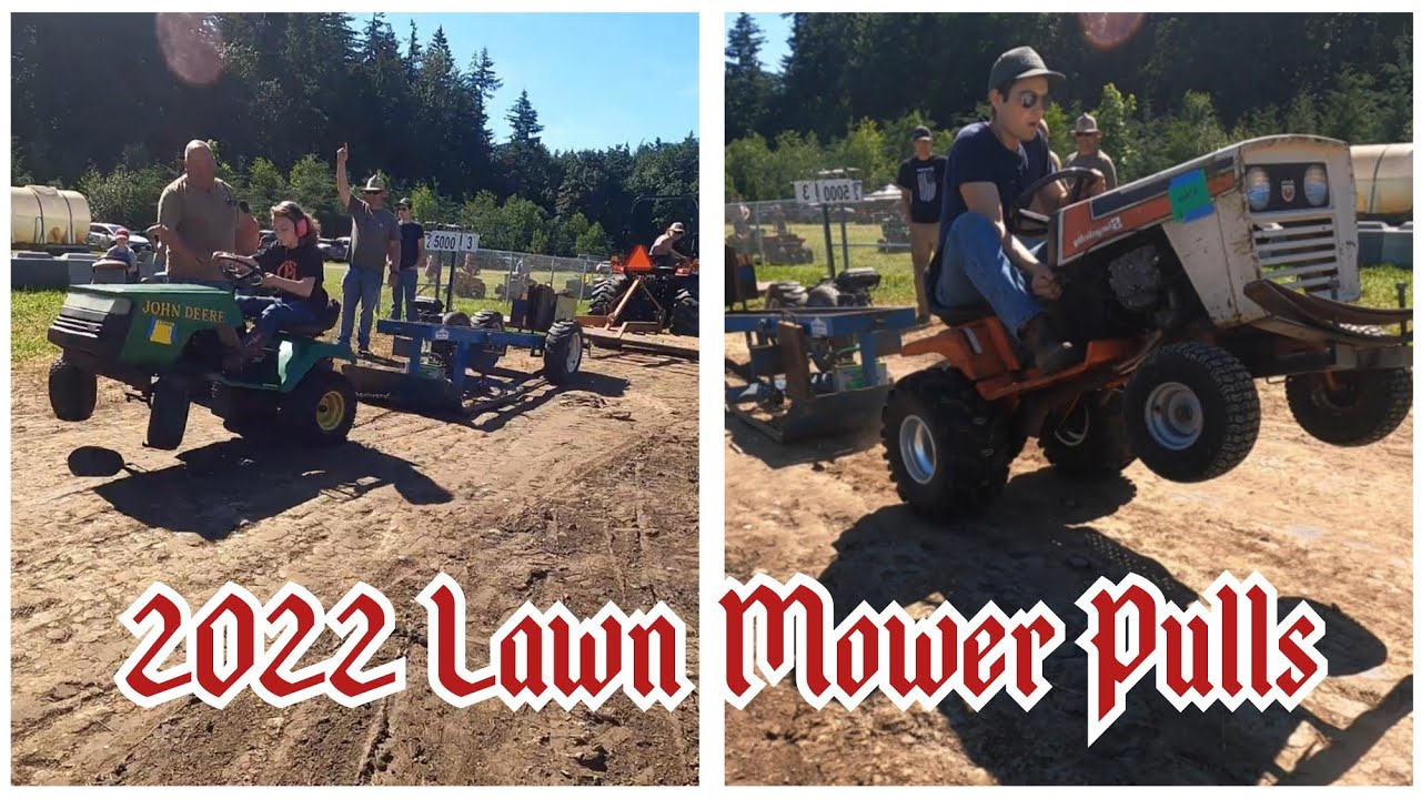 Lawn Mower Pulls Garden Tractors PSATMA June Pulls 2022 Popping