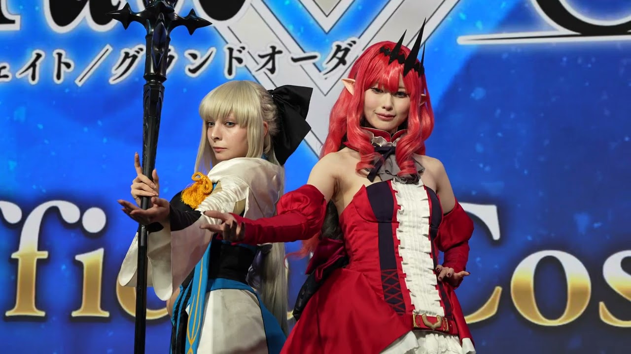4K】2025_03_23 AnimeJapan2025 FGOブース オフィシャルコスプレイヤー
