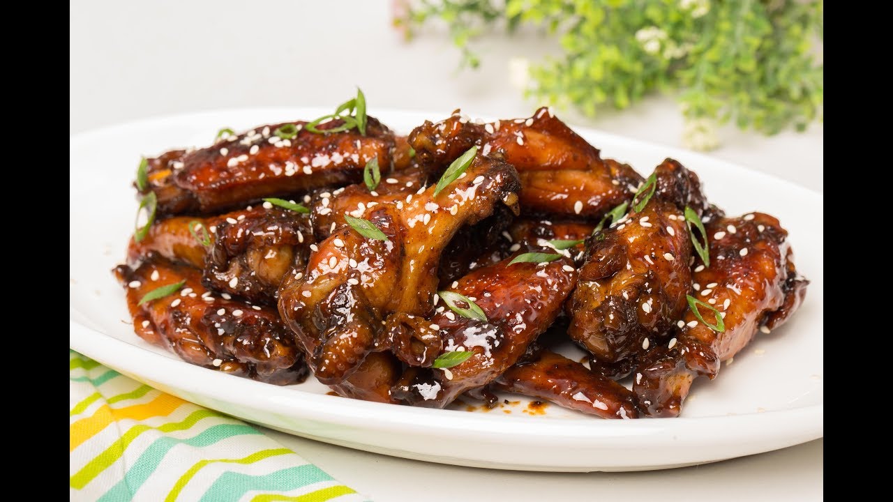 Sesame-Honey Glazed Chicken Wings