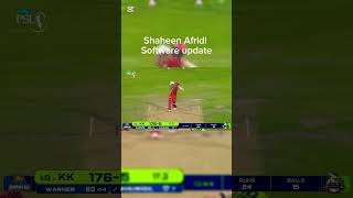 Shaheen Afridi software update #shaheenafridi #softwareupdate #lahoreqalandarslose